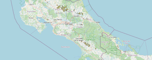 Miniatura de Zonas de cultivo de piña en Costa Rica