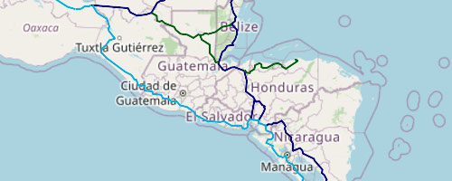 Miniatura de Red Internacional de Carreteras Mesoamericanas (RICAM)